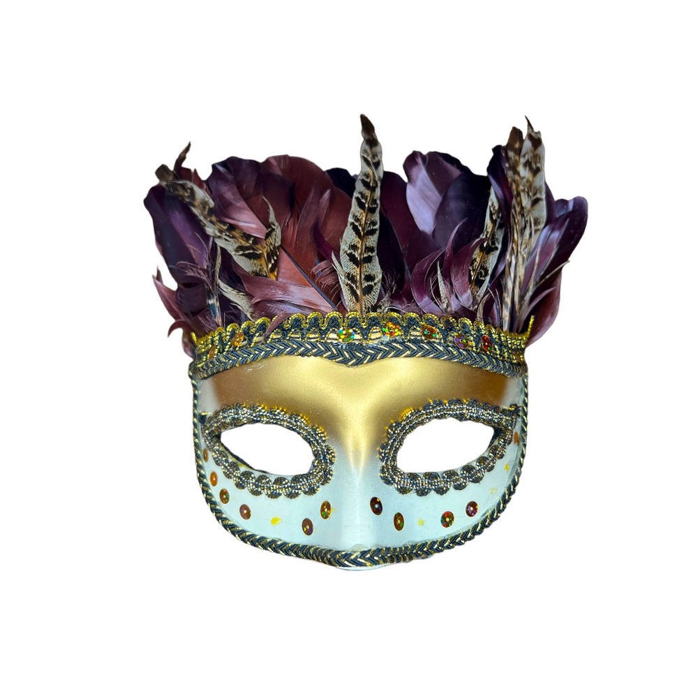 Feathered Royal Mask 👑